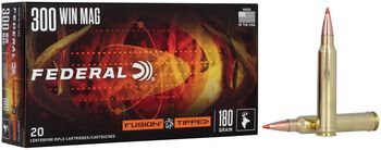 Fusion Tipped Rifle, 300 Win Mag, 180 Grain, Fusion Tipped, 2950 fps